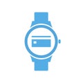 Concept payment smart technology, smartwatch, watch icon