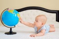 The concept of peace, protection, childhood. Baby boy,child, too Royalty Free Stock Photo