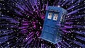 Science fiction doctor who tardis time travel space galaxy daleks dalek Royalty Free Stock Photo