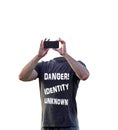 Danger internet online social media spy hacker troll mobile device Royalty Free Stock Photo