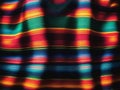 Photograph Of Mexican Serape Poncho Background. Generative AI Royalty Free Stock Photo