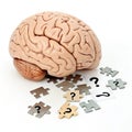 Concept of problems with memory and amnesia Royalty Free Stock Photo