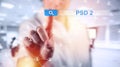 Concept of PSD2 - Payment services directive Royalty Free Stock Photo