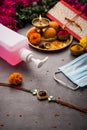 Raksha Bandhan or Rakhi Festival in Corona or Covid-19 Pandemic