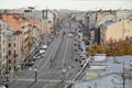 Panorama view, Ligovsky prospect Floor. Concept for real estate panoramic modern cityscape building bird eye aerial view