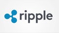 Concept of Ripple, a Cryptocurrency blockchain, Digital money.