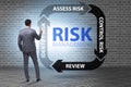 Concept of risk management in modern business Royalty Free Stock Photo