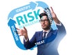 Concept of risk management in modern business Royalty Free Stock Photo