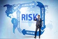 Concept of risk management in modern business Royalty Free Stock Photo