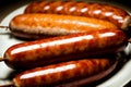 Savory Delight A Captivating Close up of Buchada de Bode Sausage.AI Generated