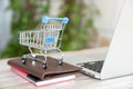 Concept scenario of online shopping