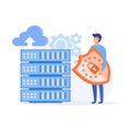 Concept of secured database,