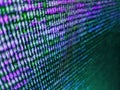 Concept of security, programming and hacking, deep decryption and encryption. Computer programming source code Royalty Free Stock Photo