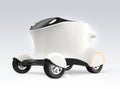 Concept of self-driving delivery robot car