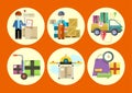 Concept of services in delivery goods