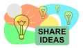 Concept of share ideas