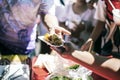 The concept of sharing: Participation in sharing food for the poor