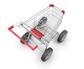 Concept shopping cart Royalty Free Stock Photo