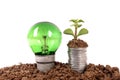 Green energy and economy growth Royalty Free Stock Photo