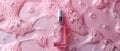 Concept Skincare Routine, Pink Elixir, Luminous Droplets, Serene Beauty, Serene Pink Skincare Elixir with Luminous Droplets