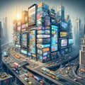 A Concept of Smartphone City in modern world