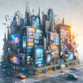 A Concept of Smartphone City in modern world