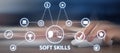 Concept of Soft Skills. Human Resources. Creativity. Management Royalty Free Stock Photo