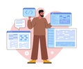 Concept of software development Royalty Free Stock Photo