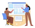 Concept of software development Royalty Free Stock Photo
