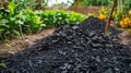 Concept Soil Health, Carbon Sequestration and Biochar Science Royalty Free Stock Photo