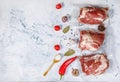 The concept of the sous vide cooking Royalty Free Stock Photo