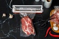 Concept sous vide technology Royalty Free Stock Photo