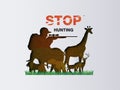 Stop hunting animal