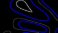 Concept 4-T1 Abstract Liquid Lines Medium Blue Animation Background