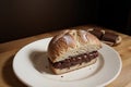 Tempting Delights Freshly Baked Bread and Decadent Chocolate.AI Generated
