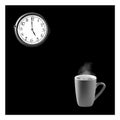 Concept time to drink tea traditional English tea party five o`clock Royalty Free Stock Photo
