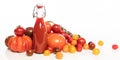 Concept tomato juice or sauce Royalty Free Stock Photo