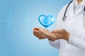 The concept of treatment of the cardiovascular system Royalty Free Stock Photo