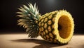 Tropical Slice Fresh Pineapple.AI Generated Royalty Free Stock Photo