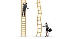 Concept of unequal career opportunities between man and woman