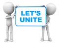 let us unite, unity concept