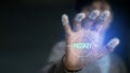 concept of using Passkey instead of a code set for maximum security Biometric Lock