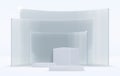 Concept vector 3D shape product display presentation square podium white with shadow for cosmetic product together with