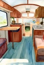 A Watercolor Painting Of A Kitchen And Living Room. Generative AI