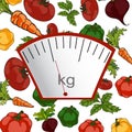 The concept of weight loss, healthy lifestyles, diet, proper Royalty Free Stock Photo