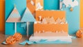 Whimsical Delights Unveiling the Creamsicle Packaging on National Creamsicle Day.AI Generated