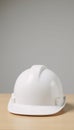 White hard hat against gradated background for textgraphics Royalty Free Stock Photo