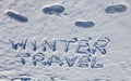 Concept of winter travel