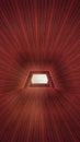 Concept of wood tunnel Royalty Free Stock Photo