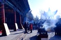 Concept of xining city in qinghai province beishan tulou, also known as the north yamadera